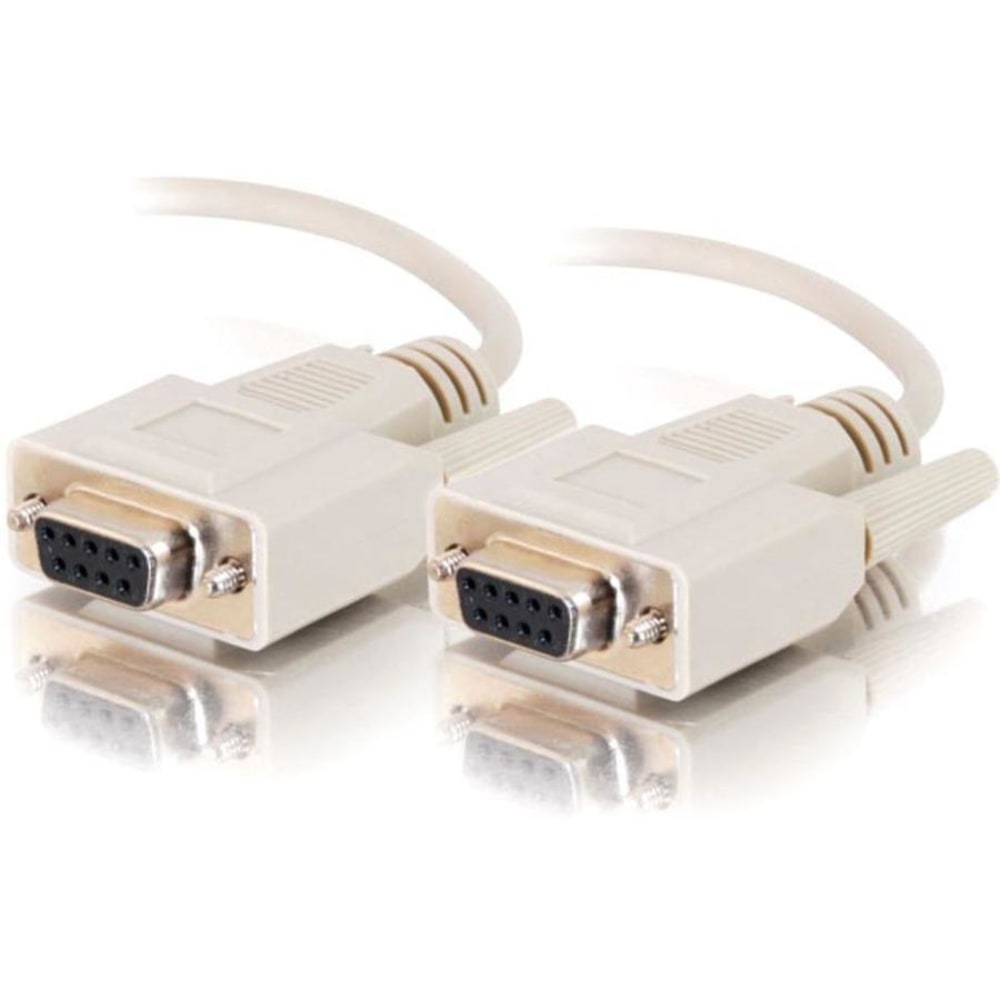 C2G 10ft Serial Cable - RS232 Serial Cable - DB9 to DB9 - F/F - Serial cable - DB-9 (F) to DB-9 (F) - 10 ft MPN:02695
