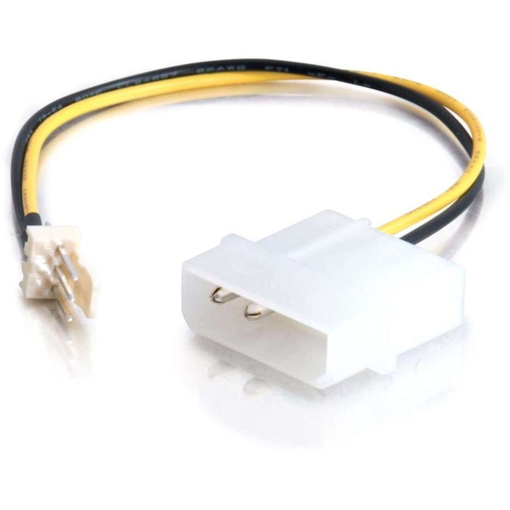 C2G 6in 3-pin Fan to 4-pin Power Adapter Cable - 6in MPN:27077
