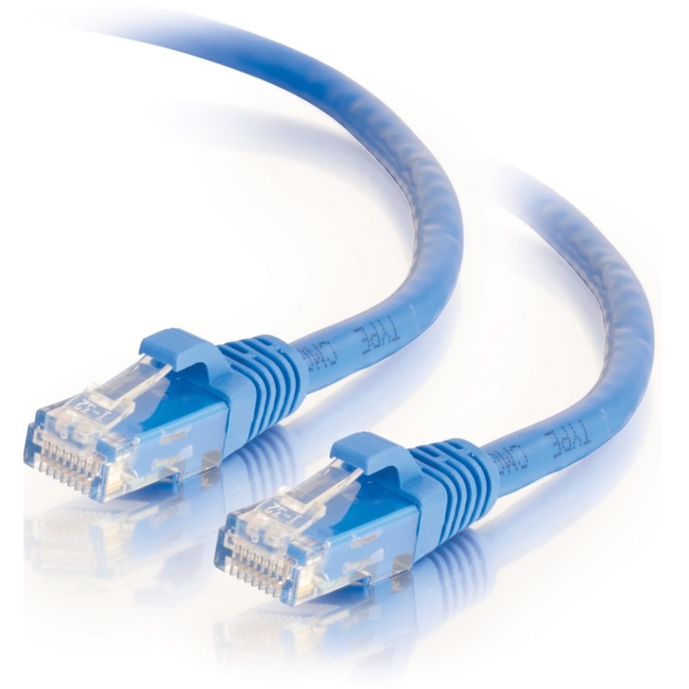 C2G 7ft Cat6 Snagless Unshielded UTP Ethernet Network Patch Cable (RJ45 M/M), Blue, Standard RJ45 Connectors, 5600pf/100m - Category 6 - 27142 MPN:27142
