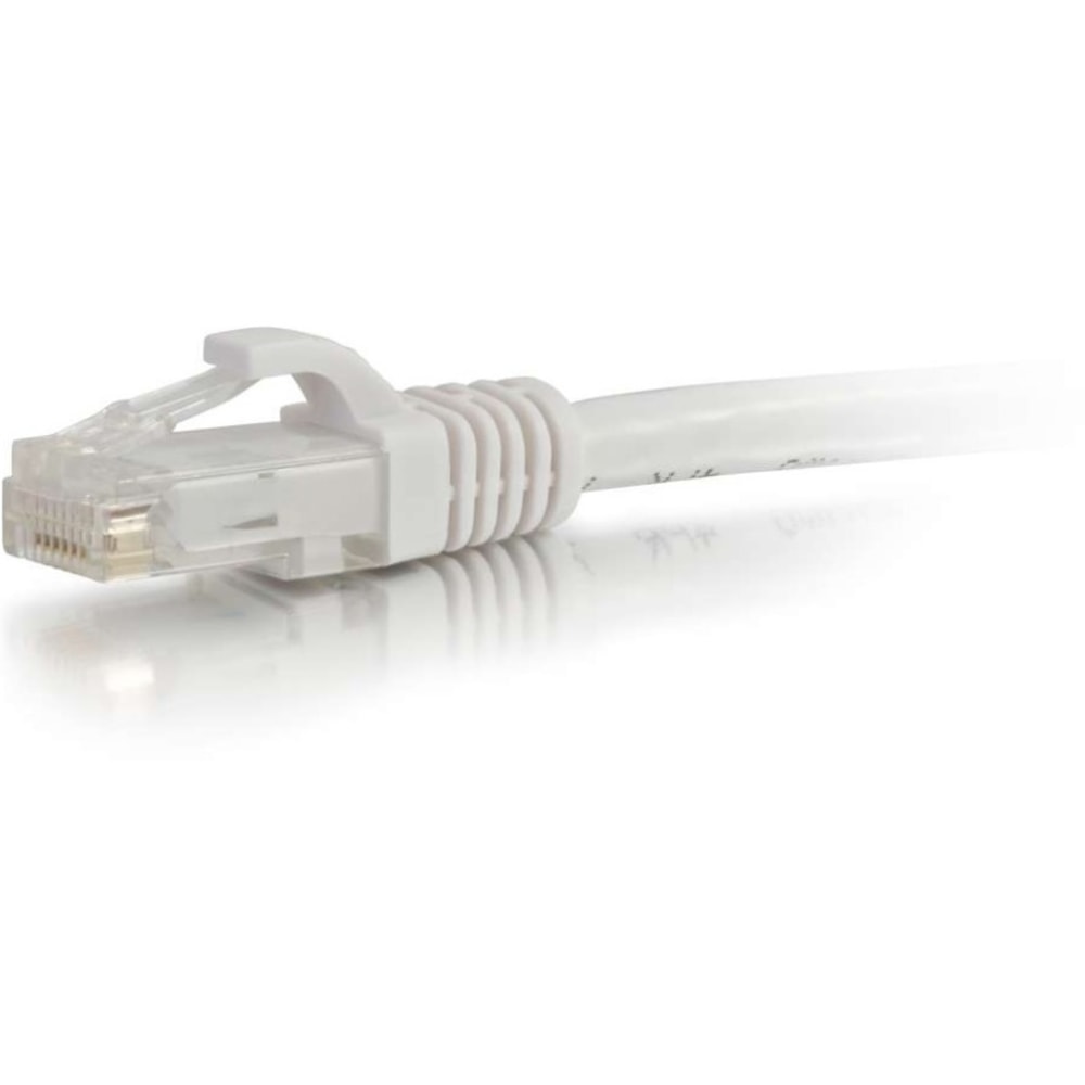 C2G 125ft Cat6 Snagless Unshielded (UTP) Ethernet Cable - Cat6 Network Patch Cable - PoE - White - Patch cable - 27168 MPN:27168
