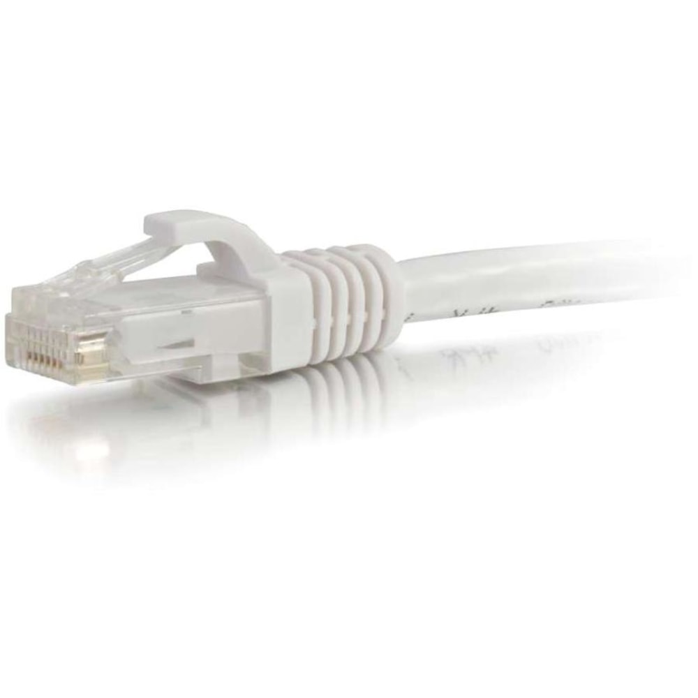 C2G 150ft Cat6 Snagless Unshielded (UTP) Ethernet Cable - Cat6 Network Patch Cable - PoE - White - Patch cable - 27169 MPN:27169