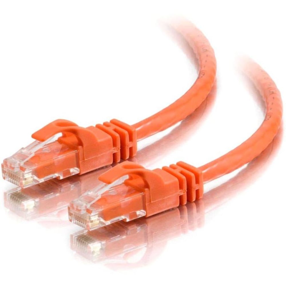 C2G-25ft Cat6 Snagless Crossover Unshielded (UTP) Network Patch Cable - Orange - Category 6 - 27895 MPN:27895