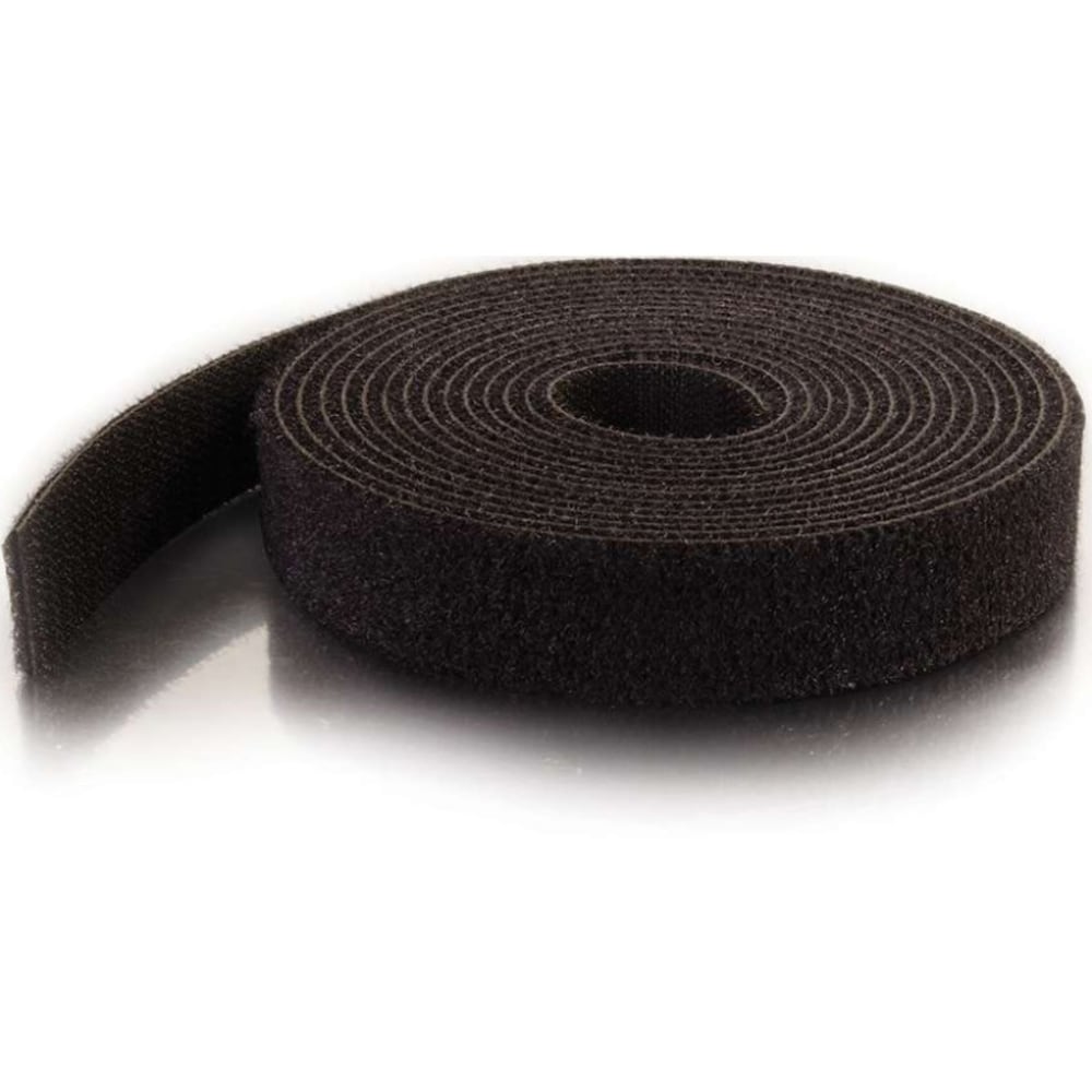 C2G 25ft Hook-and-Loop Cable Wrap - Cable Wrap - Black MPN:29853
