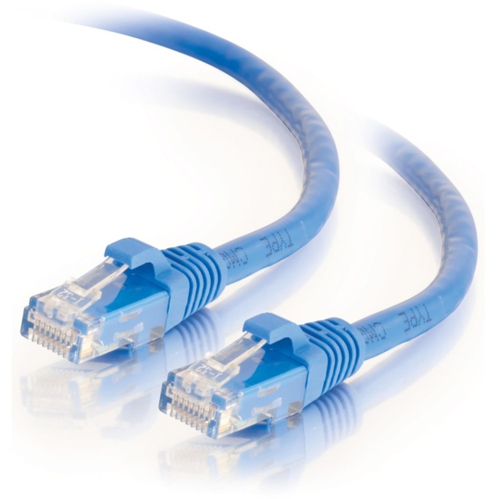 C2G 5ft Cat6 Snagless Unshielded UTP Ethernet Network Patch Cable (RJ45 M/M), Blue, Standard RJ45 Connectors, 5600pf/100m - Category 6 - 31341 MPN:31341