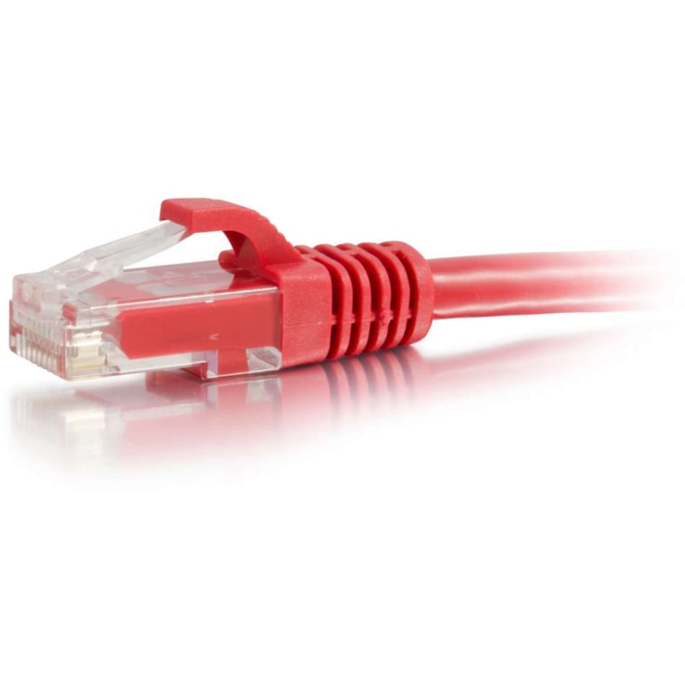 C2G-5ft Cat6 Snagless Crossover Unshielded (UTP) Network Patch Cable - Red - Category 6 - 31381 MPN:31381