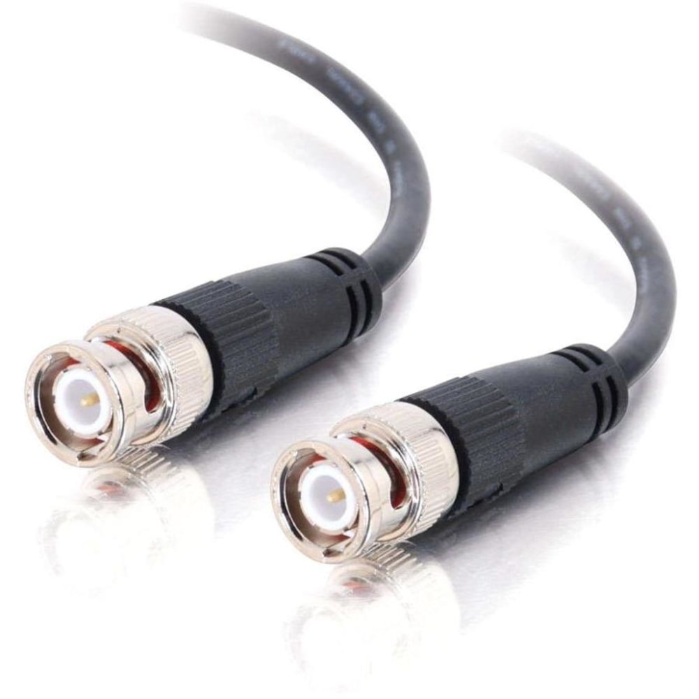C2G 15ft RG58 BNC Thinnet Coax Cable - BNC Male - BNC Male - 15ft - Black MPN:03186