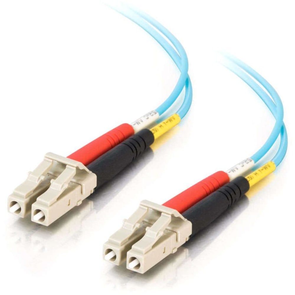 C2G 5m LC-LC 10Gb 50/125 Duplex Multimode OM3 Fiber Cable - Aqua - 16ft - Patch cable - LC multi-mode (M) to LC mult - 33048 MPN:33048