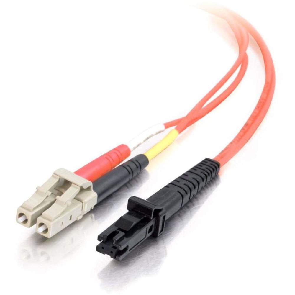 C2G-9m LC-MTRJ 62.5/125 OM1 Duplex Multimode PVC Fiber Optic Cable - Orange - Fiber Optic for Network Device - LC Male - MTRJ Male - 62.5/125 - Duplex Multimode - OM1 - 9m - Orange MPN:33116
