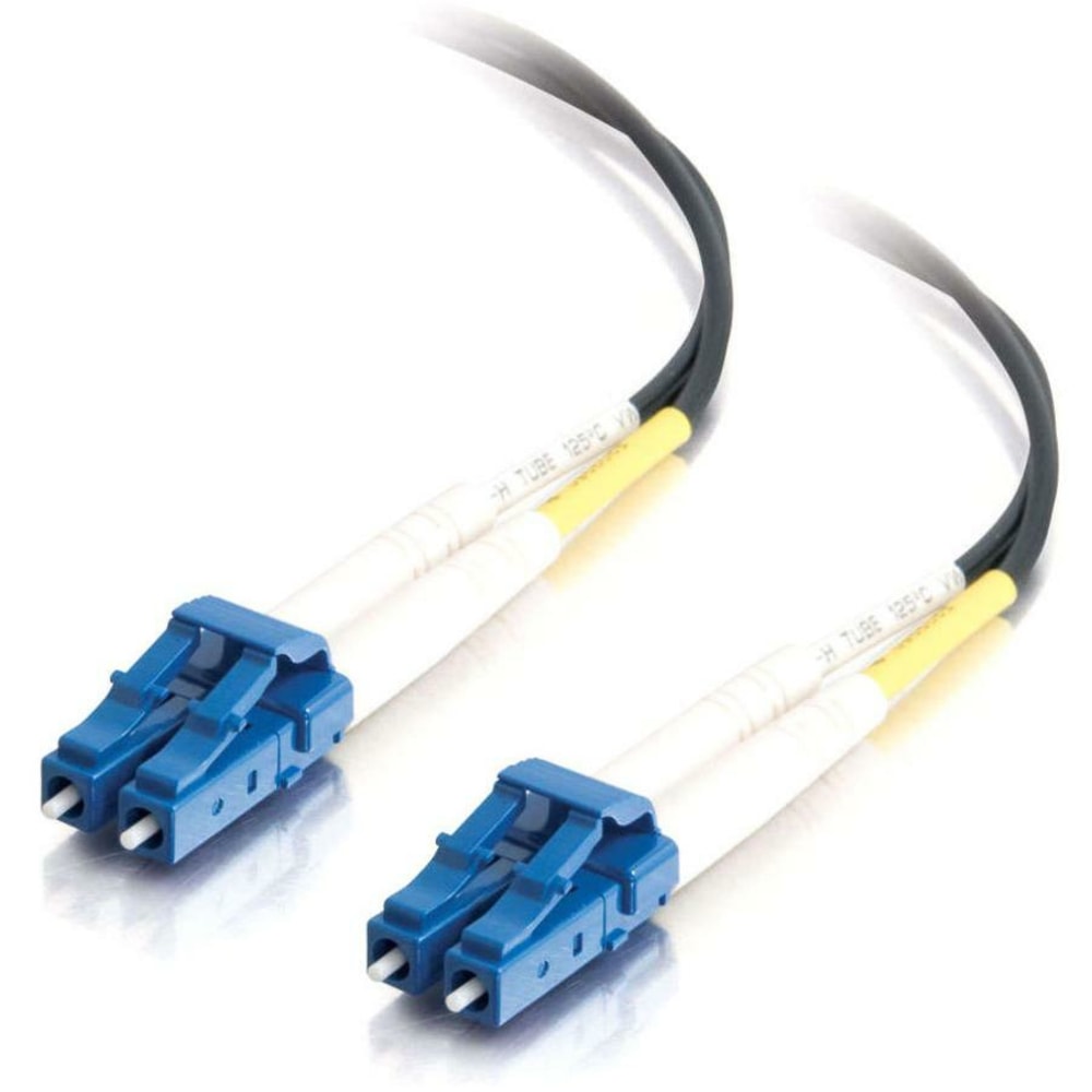C2G 1m LC-LC 9/125 Duplex Single Mode OS2 Fiber Cable - Black - 3ft - Patch cable - LC single-mode (M) to LC singl - 33360 MPN:33360