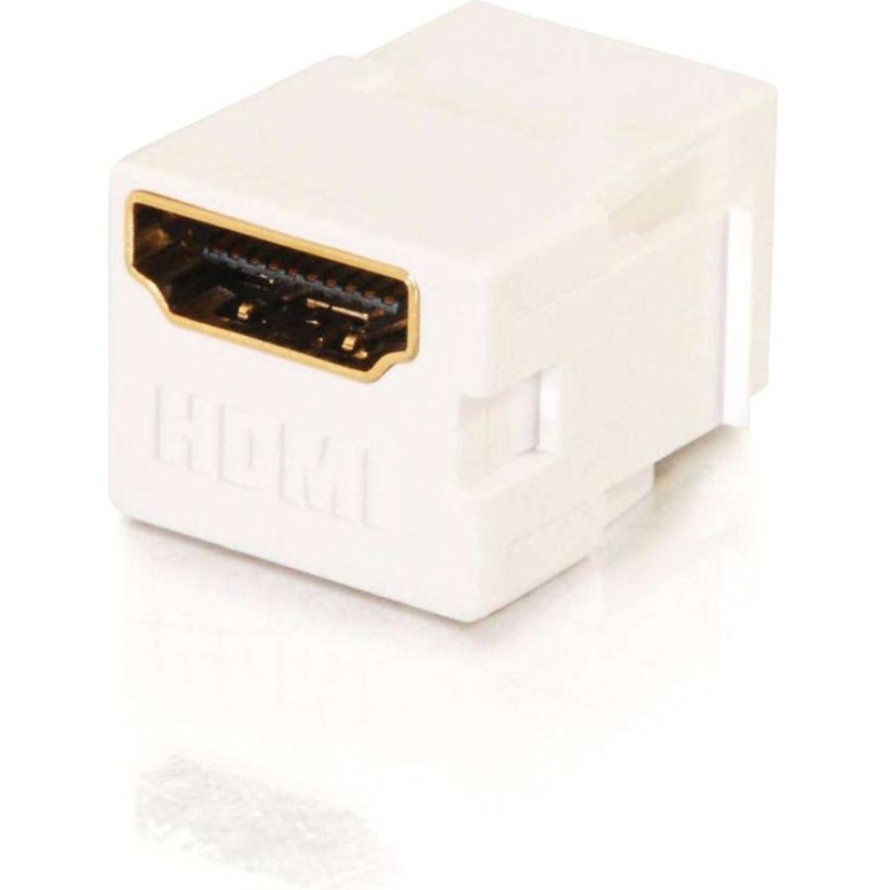 C2G Snap-In Keystone Module - Modular insert - HDMI - white MPN:03345