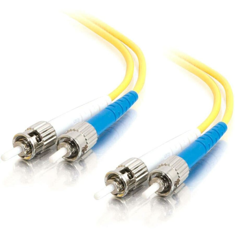 C2G-2m ST-ST 9/125 OS1 Duplex Singlemode Fiber Optic Cable (Plenum-Rated) - Yellow - 2m SC-ST 9/125 Duplex Single Mode OS2 Fiber Cable - 34526 MPN:34526