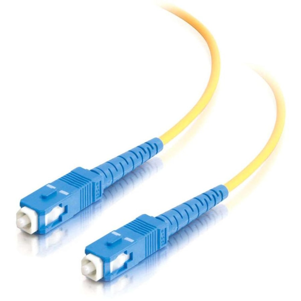 C2G 20m SC-SC 9/125 Simplex Single Mode OS2 Fiber Cable - Yellow - 65ft - Patch cable - SC single-mode (M) to SC singl - 34730 MPN:34730