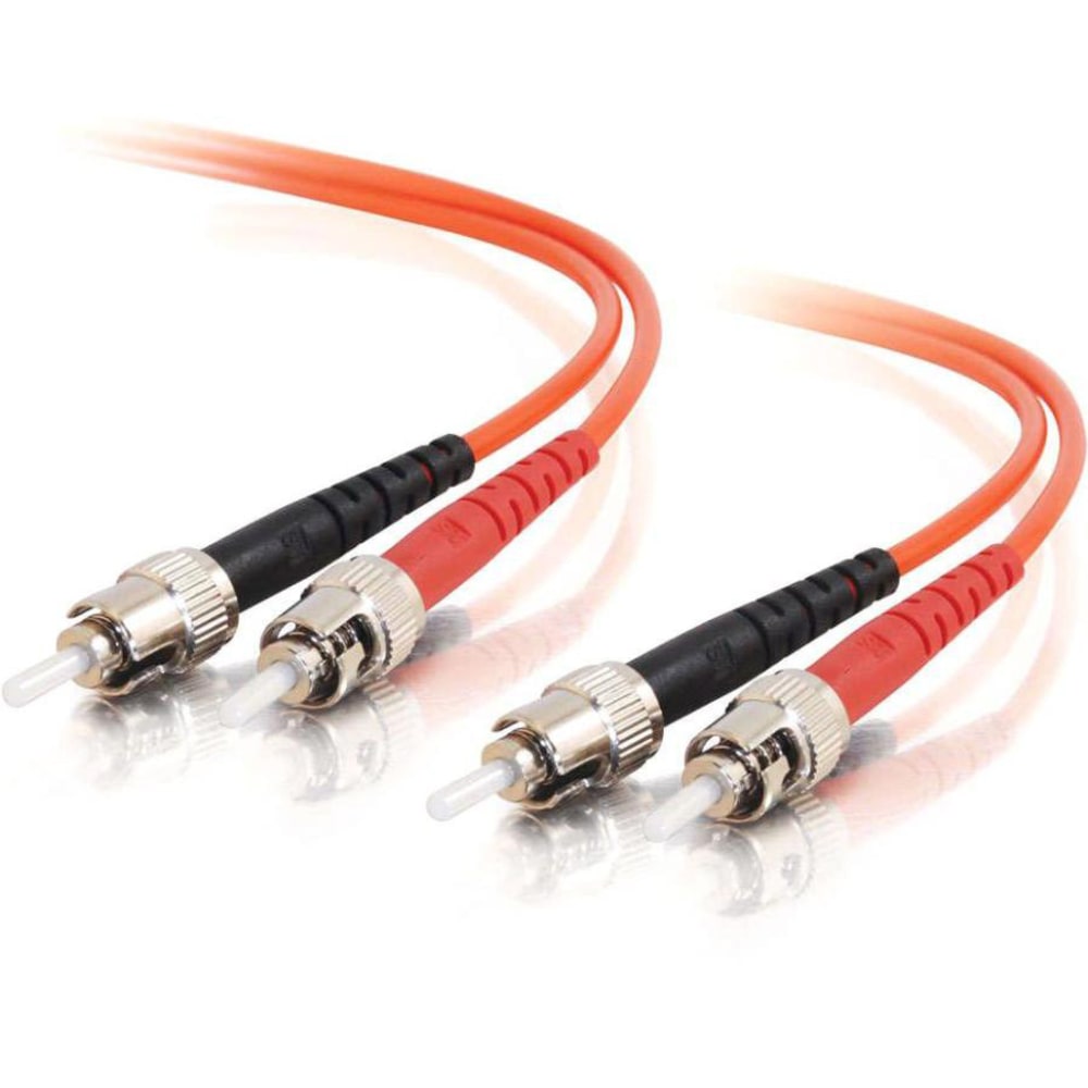 C2G ST-ST 62.5/125 OM1 Duplex Multimode PVC Fiber Optic Cable (LSZH) - Patch cable - ST multi-mode (M) to ST mult - 36404 MPN:36404