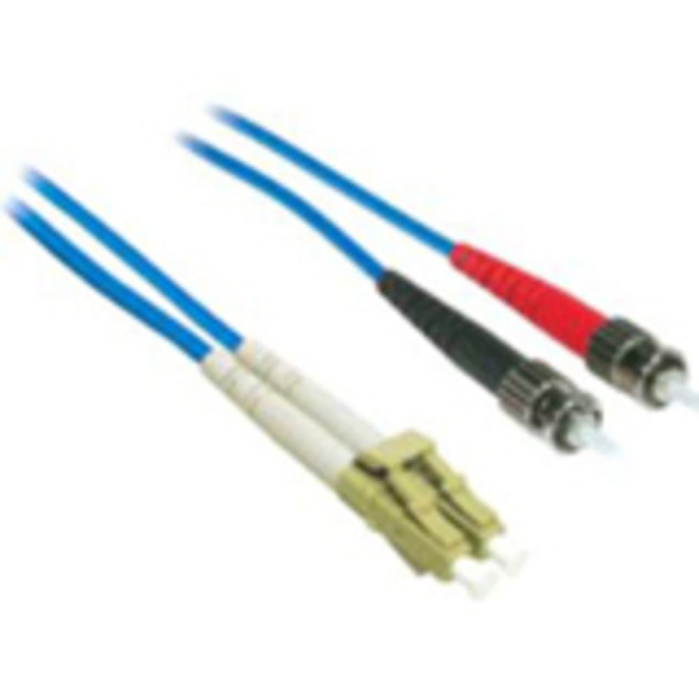 C2G LC-ST 62.5/125 OM1 Duplex Multimode Fiber Optic Cable (Plenum-Rated) - Patch cable - LC multi-mode (M) to ST mult - 37529 MPN:37529
