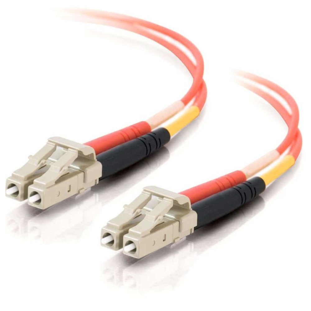 C2G LC-LC 62.5/125 OM1 Duplex Multimode Fiber Optic Cable (Plenum-Rated) - Patch cable - LC multi-mode (M) to LC mult - 37956 MPN:37956