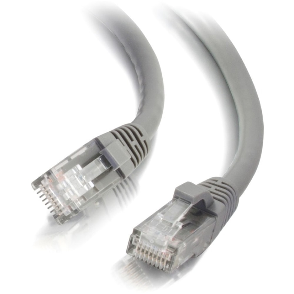 C2G 6ft Cat6 Ethernet Cable - Snagless Unshielded (UTP) - Gray - Category 6 for Network Device - RJ-45 Male - RJ-45 Male - 6ft - Gray MPN:03967