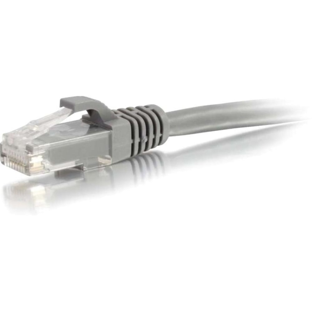 C2G 8ft Cat6 Ethernet Cable - Snagless Unshielded (UTP) - Gray - Patch cable - RJ-45 (M) to RJ-45 (M) - 03968 MPN:03968