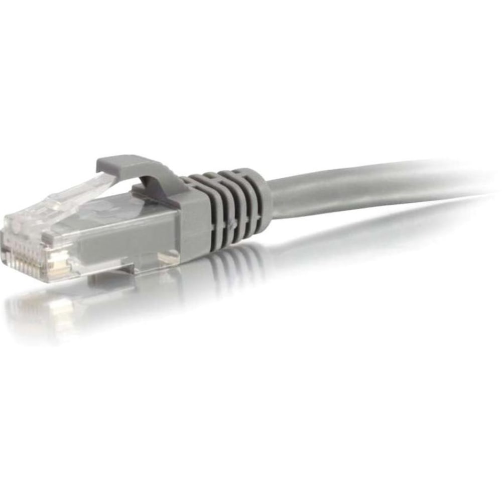 C2G-30ft Cat6 Snagless Unshielded (UTP) Network Patch Cable - Gray - Category 6 for Network Device - RJ-45 Male - RJ-45 Male - 30ft - Gray MPN:03972