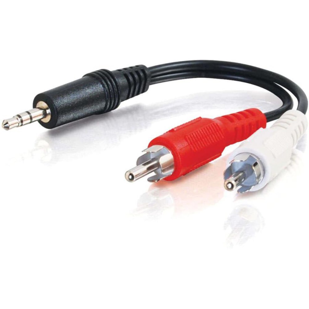 C2G 12ft Value Series One 3.5mm Stereo Male To Two RCA Stereo Male Y-Cable - 12 ft Mini-phone/RCA Audio Cable - 39943 MPN:39943