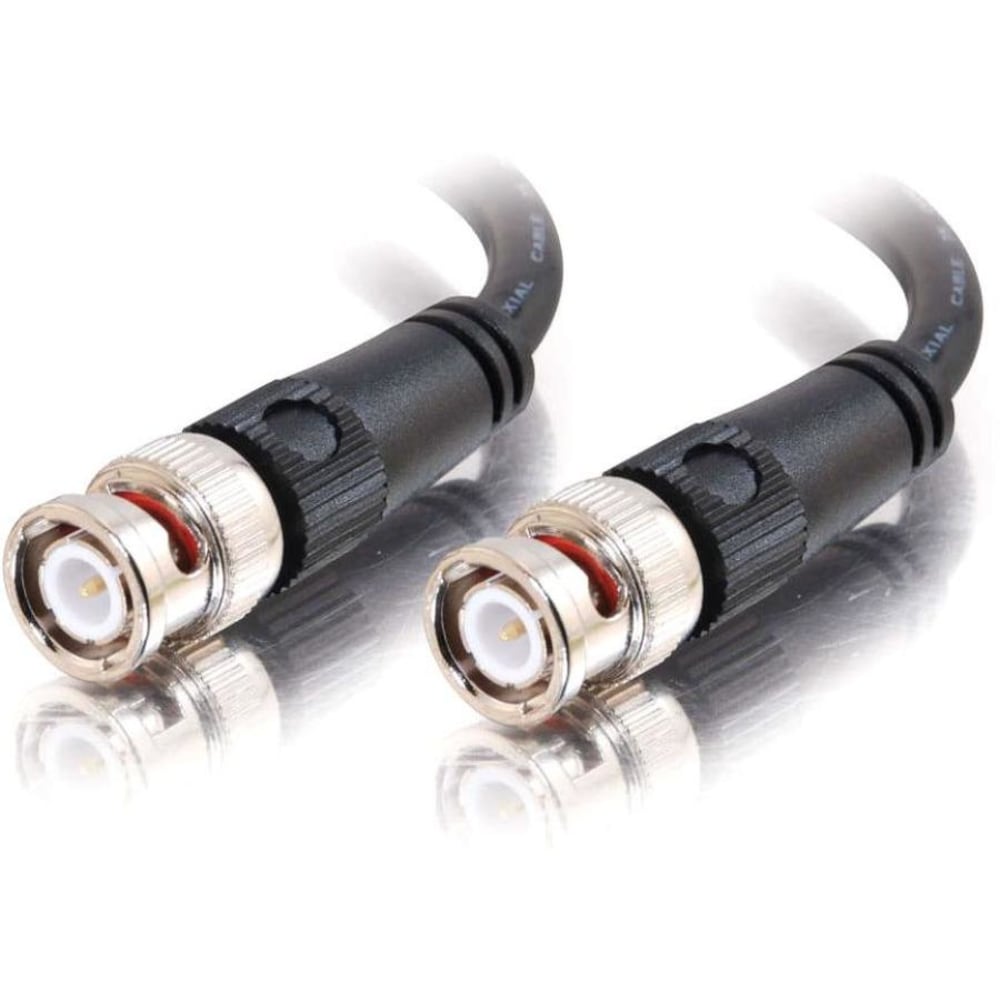C2G 75ft BNC Cable - BNC Connector to BNC Connector - 75 Ohm - 22 AWG - M/M - BNC Male - BNC Male - 75ft - Black MPN:40031