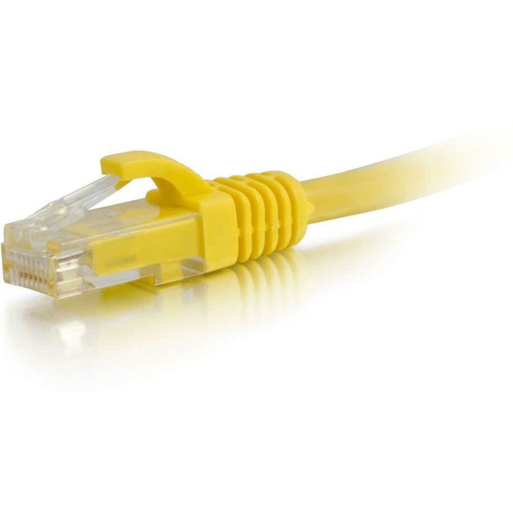 C2G-9ft Cat6 Snagless Unshielded (UTP) Network Patch Cable - Yellow - Category 6 for Network Device - RJ-45 Male - RJ-45 Male - 9ft - Yellow MPN:04011