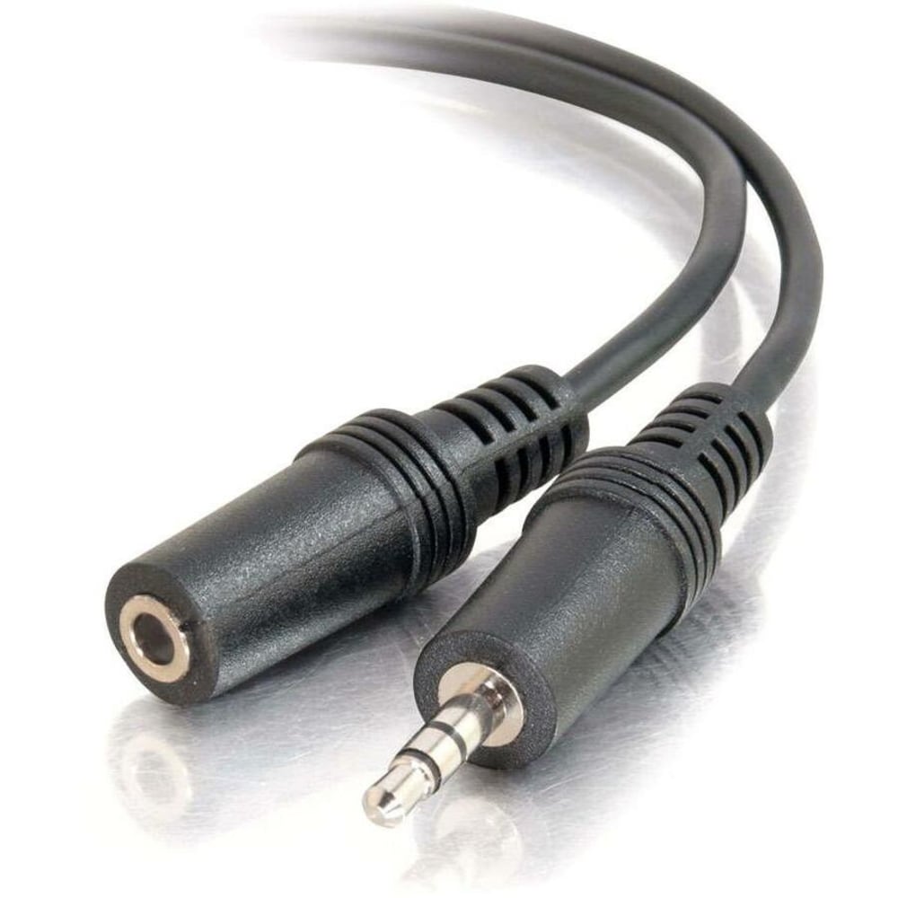 C2G 1.5ft 3.5mm M/F Stereo Audio Extension Cable, 40405 MPN:40405