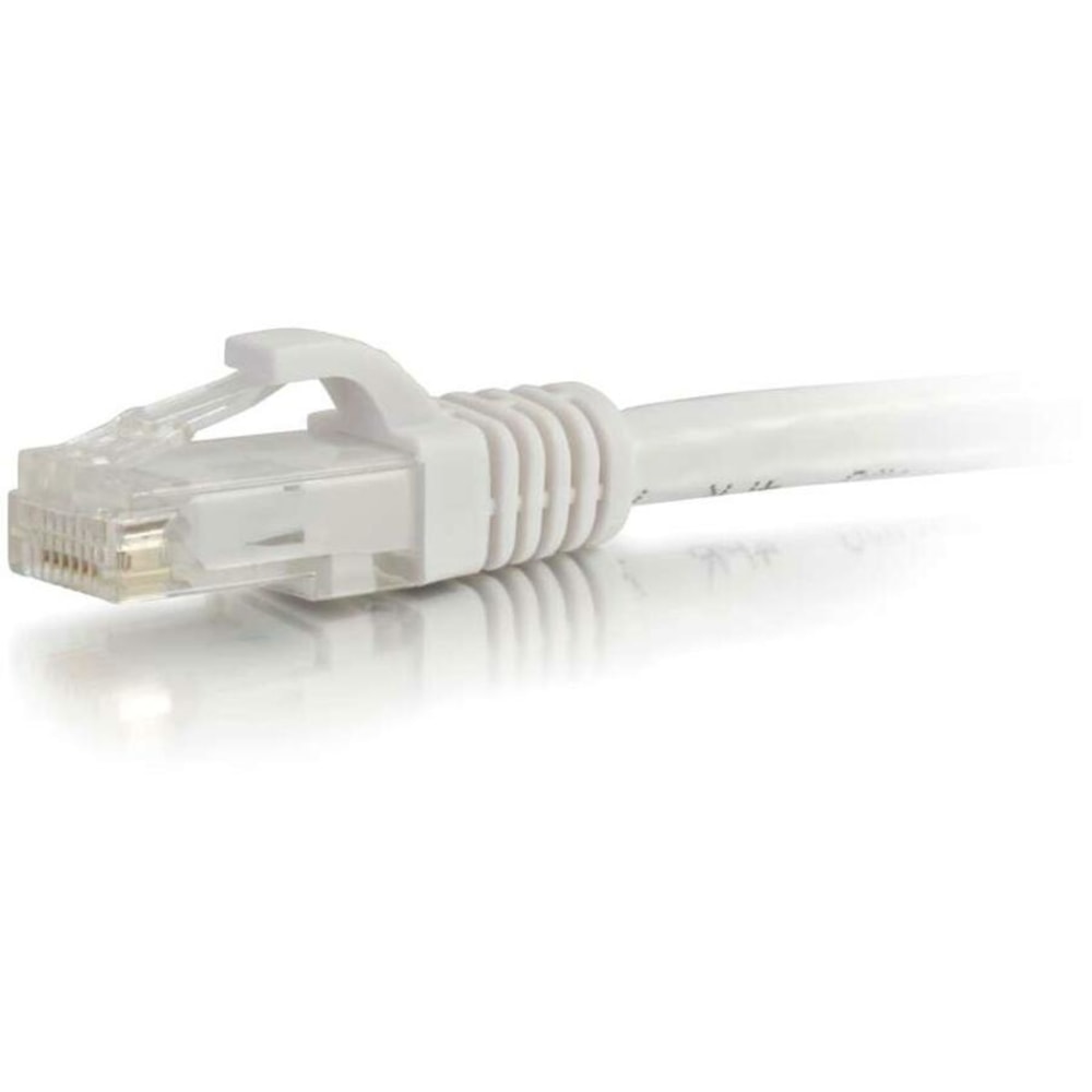 C2G-20ft Cat6 Snagless Unshielded (UTP) Network Patch Cable - White - Category 6 for Network Device - RJ-45 Male - RJ-45 Male - 20ft - White MPN:04041