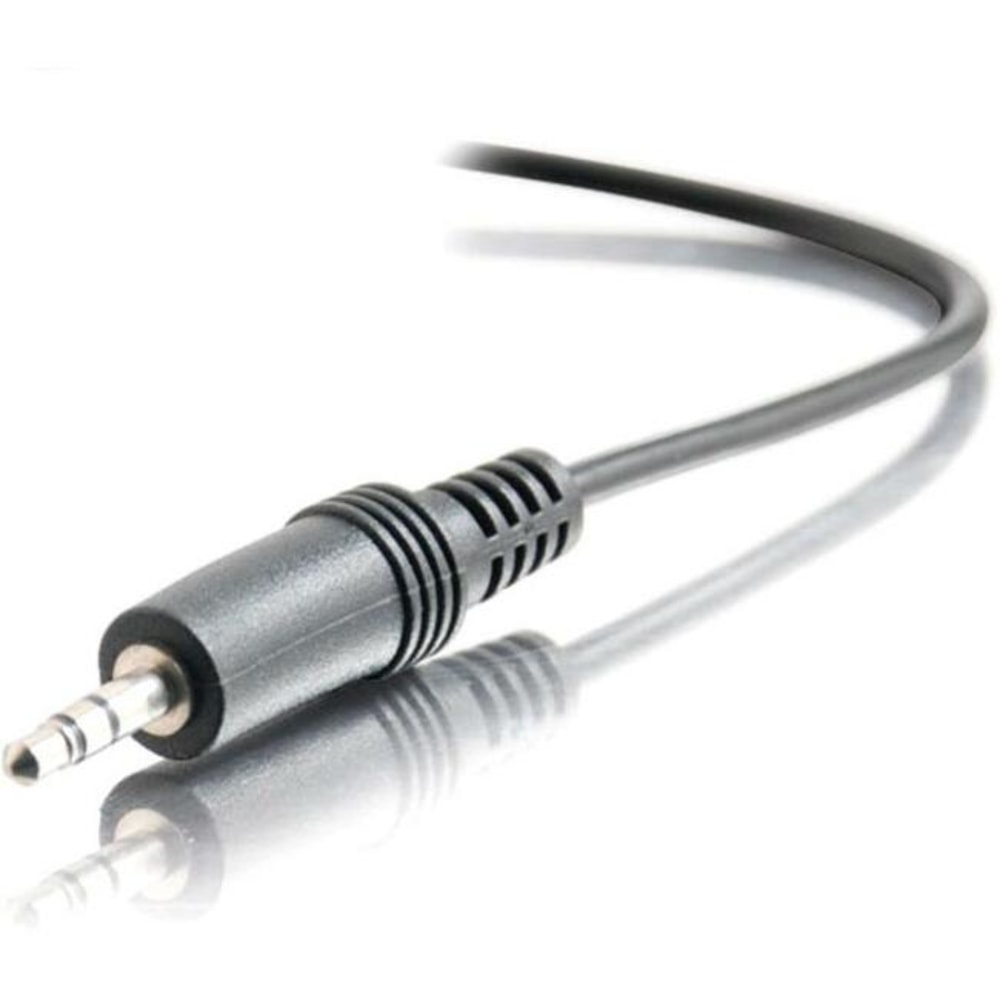 C2G 25ft 3.5mm Stereo Audio Cable - AUX Cable - M/M - Mini-phone Male Stereo - Mini-phone Male Stereo - 25ft - Black MPN:40415