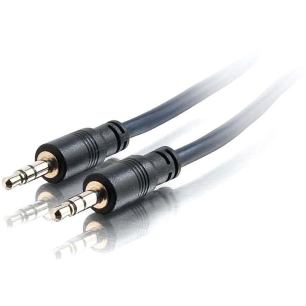 C2G 25ft Plenum-Rated 3.5mm Stereo Audio Cable with Low Profile Connectors - 25 ft Audio Cable - First End: 1x Min - 40516 MPN:40516