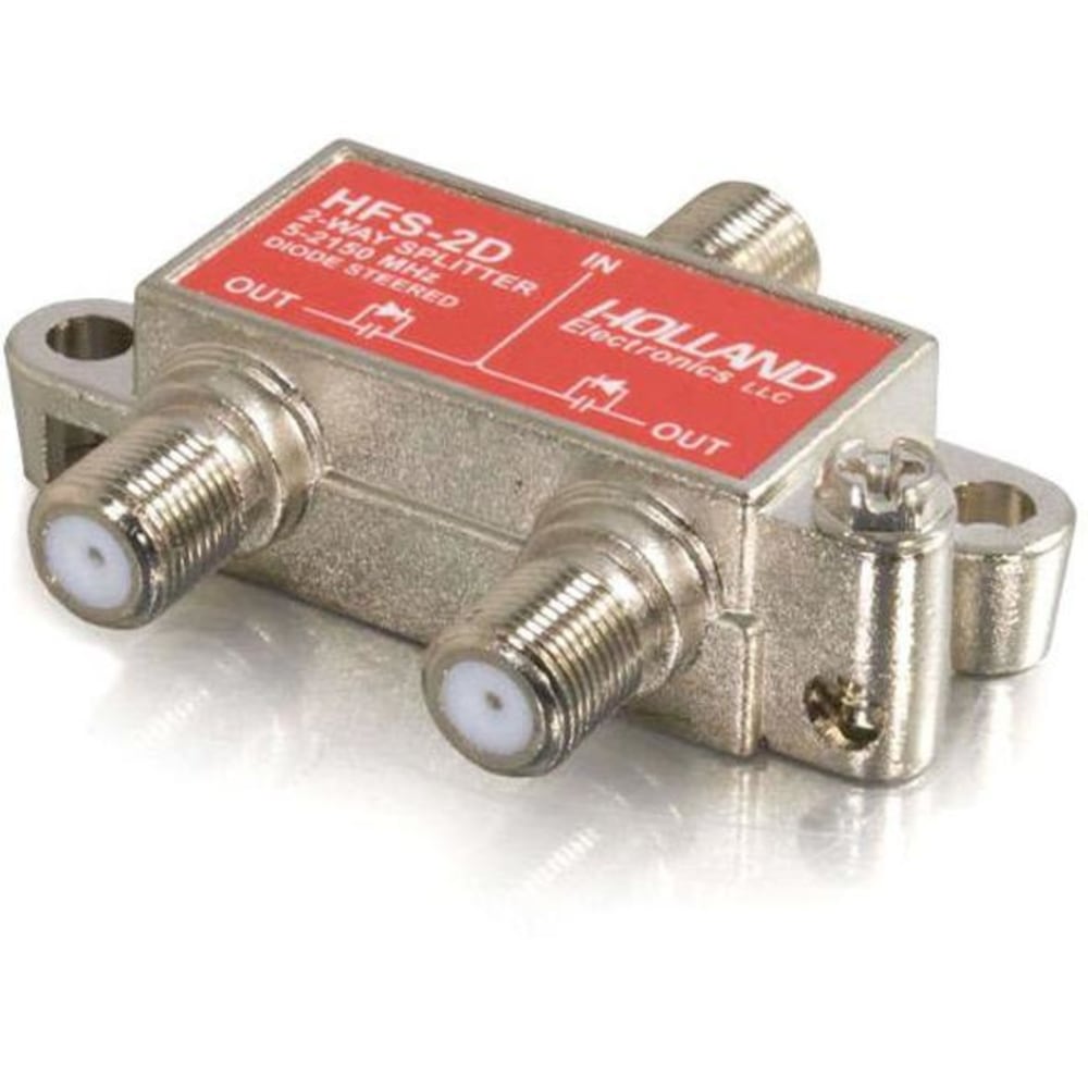C2G High-Frequency 2-Way Splitter - 2-way - 2150MHz MPN:41020