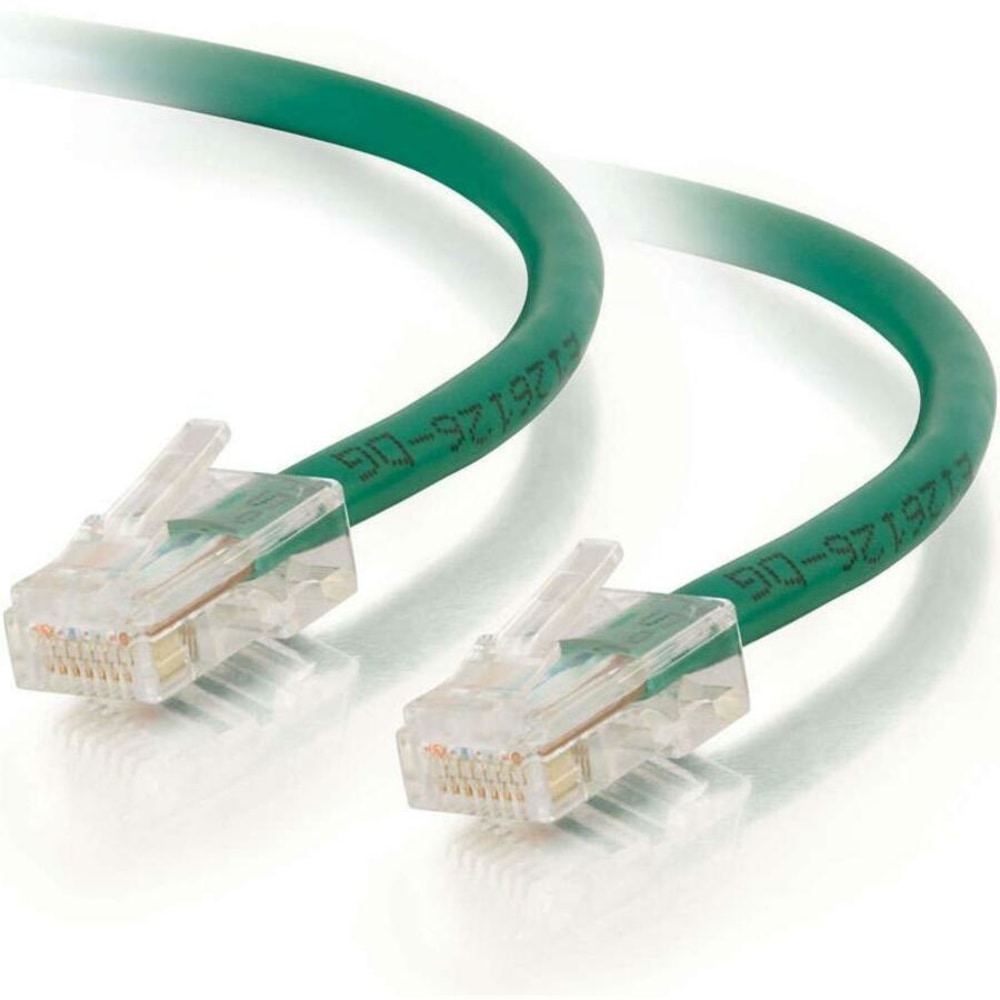 C2G-3ft Cat6 Non-Booted Unshielded (UTP) Network Patch Cable - Green - Category 6 for Network Device - RJ-45 Male - RJ-45 Male - 3ft - Green MPN:04129