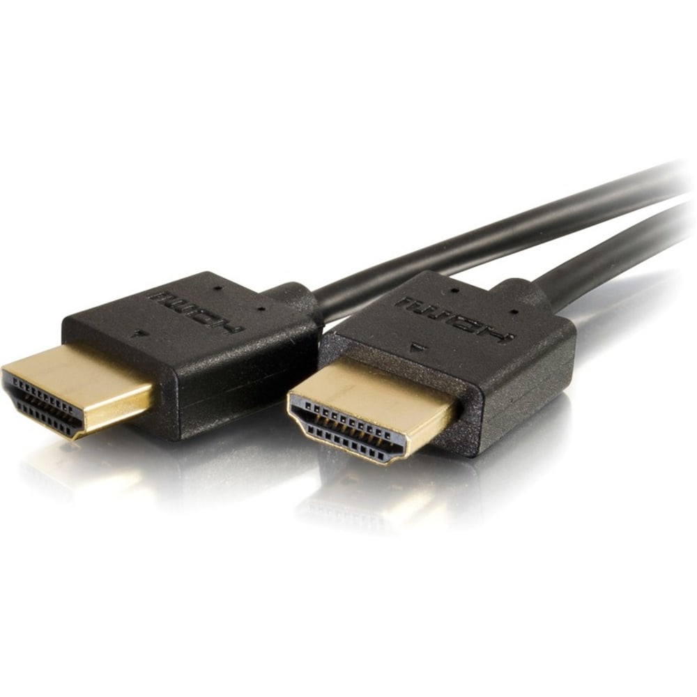 C2G Ultra Flexible High-Speed HDMI Cable With Low Profile Connectors, 1ft MPN:41361