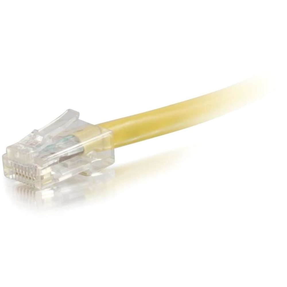 C2G 50ft Cat6 Non-Booted Unshielded (UTP) Ethernet Network Patch Cable - Yellow - Patch cable - RJ-45 (M) to RJ-45 (M) - 50 ft - UTP - CAT 6 - yellow MPN:04186