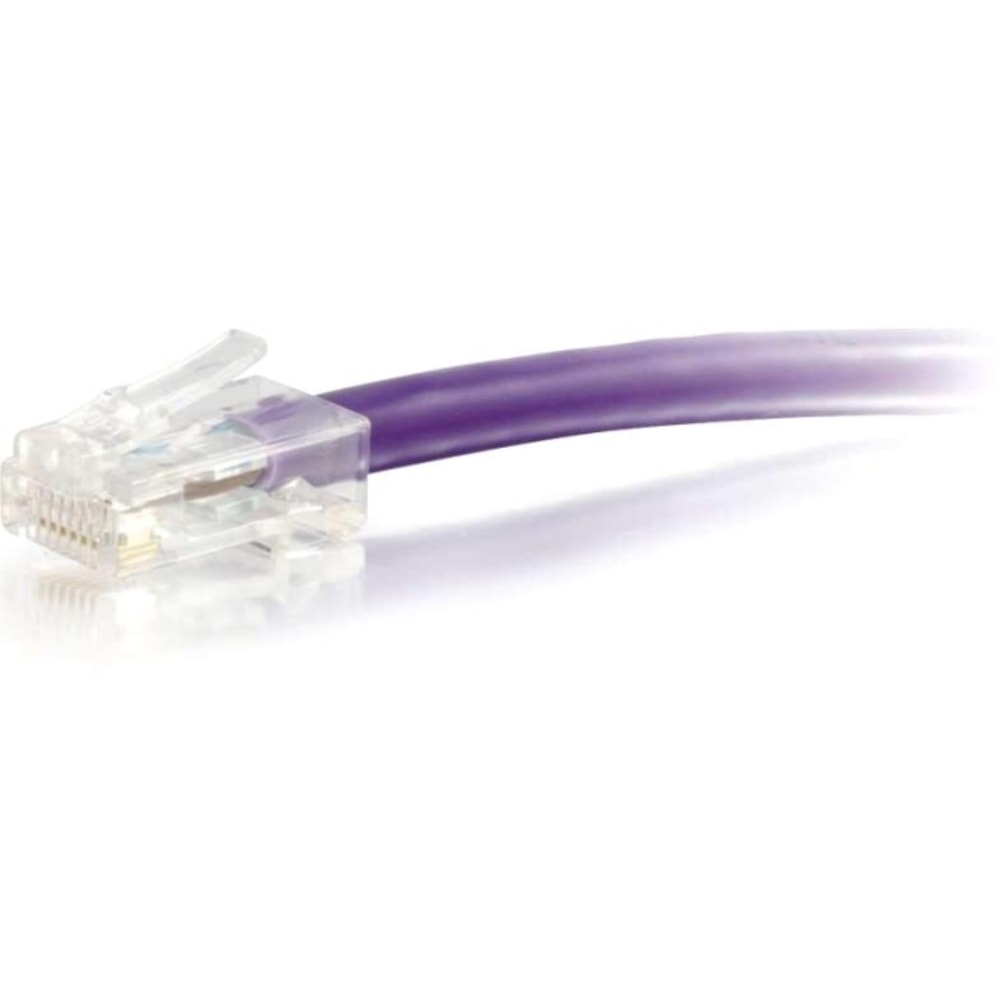 C2G 4 ft Cat6 Non Booted UTP Unshielded Network Patch Cable - Purple - 4 ft Category 6 Network Cable - 04214 MPN:04214