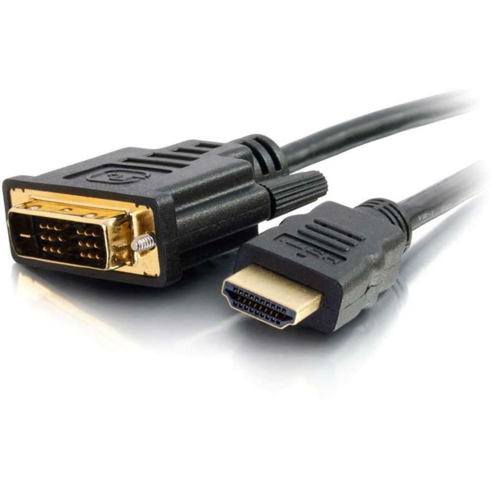 C2G 1.5m (5ft) HDMI to DVI Cable - HDMI to DVI-D Adapter Cable - 1080p - First End: 1x DVI-D (Singl - 42515 MPN:42515