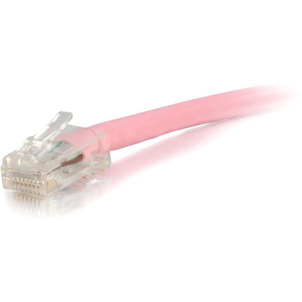 C2G 15ft Cat6 Non-Booted Unshielded (UTP) Ethernet Network Patch Cable - Pink - Patch cable - RJ-45 (M) to RJ-45 (M) - 15 ft - UTP - CAT 6 - pink MPN:04265