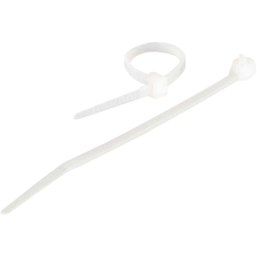 C2G 7.5in Cable Ties - White - Cable Tie - White - 7.50in Length - 100 Pack MPN:43034
