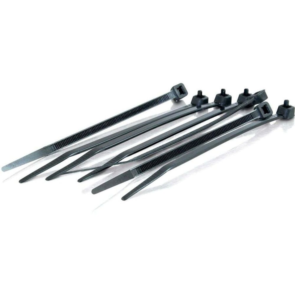 C2G 4in Cable Tie Multipack (100 pack) - Black - Cable Tie - Black - 100 Pack MPN:43036