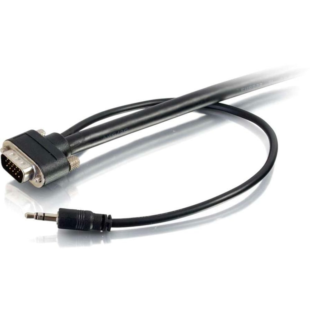 C2G 25ft Select VGA + 3.5mm Stereo Audio Cable-In-Wall CMG-Rated VGA Cable - HDMI - 1.28 GB/s - 25 ft - 50228 MPN:50228