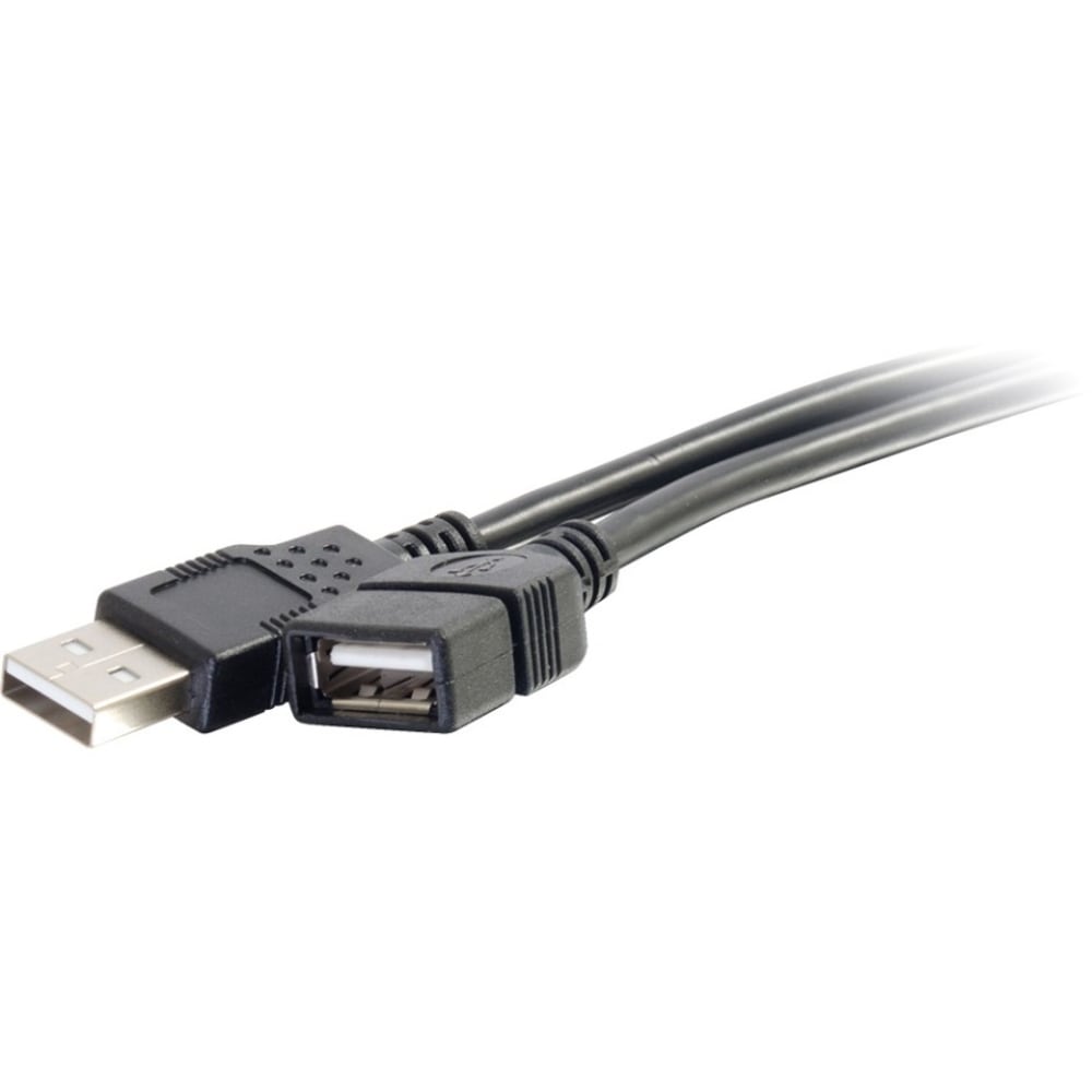 C2G 2m USB Extension Cable - USB 2.0 A to USB - M/F - Type A Male USB - Type A Female USB - 6ft - Black MPN:52107