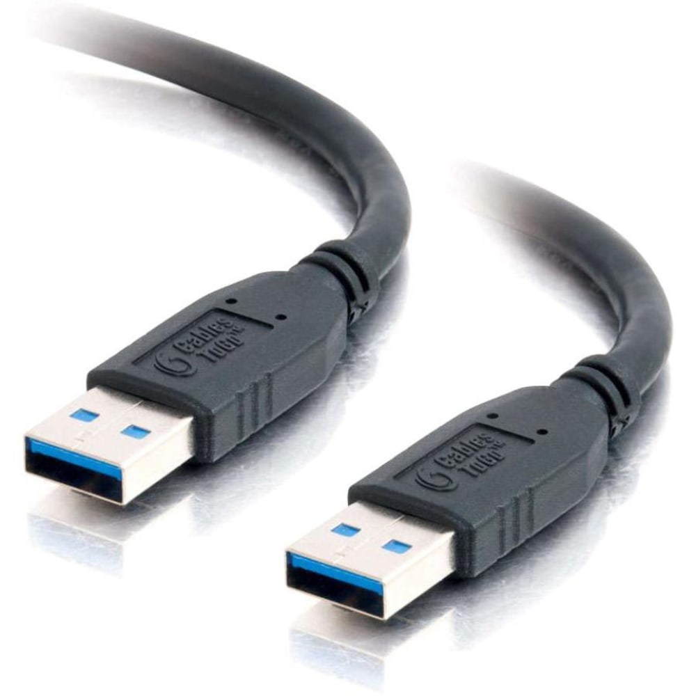 C2G 3m USB 3.0 Cable - USB A to USB A - M/M - 9.84 ft USB Data Transfer Cable - First End: 1x Type A Male USB - 54172 MPN:54172