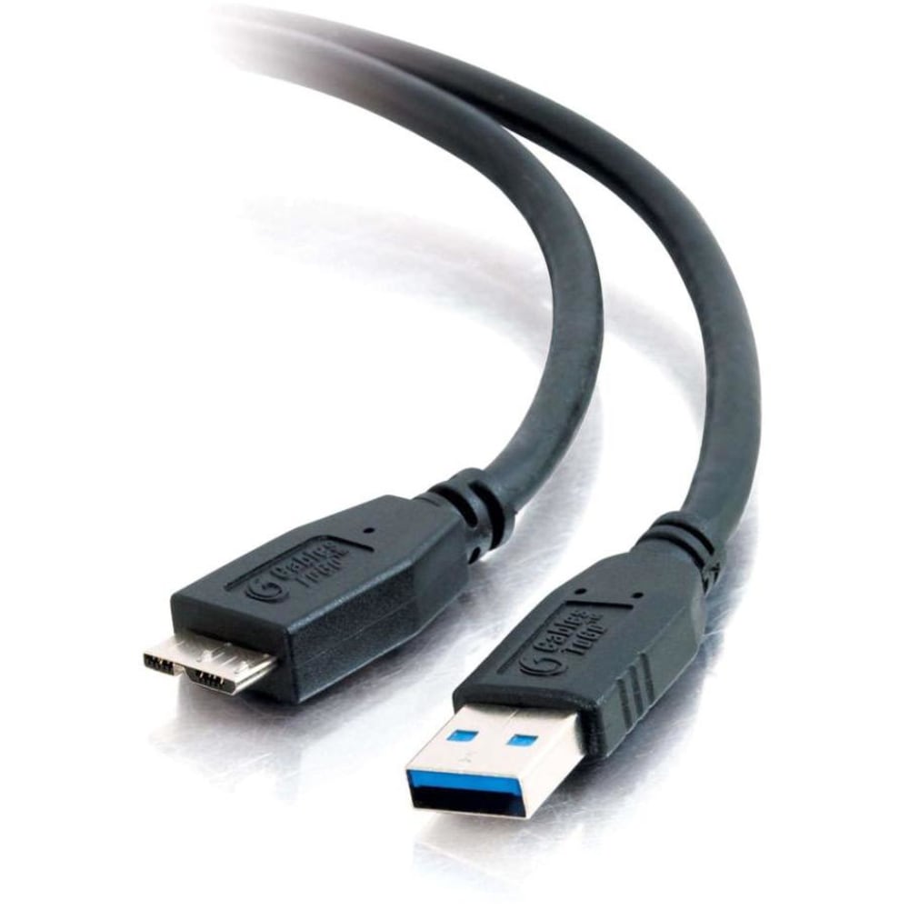 C2G 2m USB Cable - USB 3.0 A to Micro USB B Cable (6ft) - USB Phone Cable - USB - 6.56 ft - Type A Male USB - 54177 MPN:54177