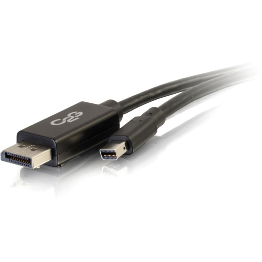 C2G Mini DisplayPort to DisplayPort Adapter Cable - 6ft, 4K 30Hz, Black - DisplayPort/Mini DisplayPort - 54301 MPN:54301
