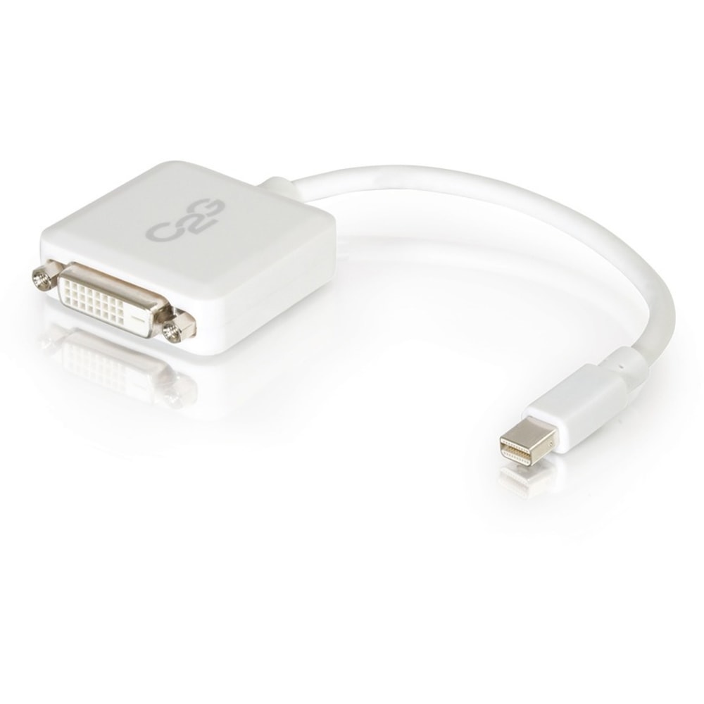 C2G 8in Mini DisplayPort to DVI Adapter - M/F - DVI/Mini DisplayPort - 54312 MPN:54312