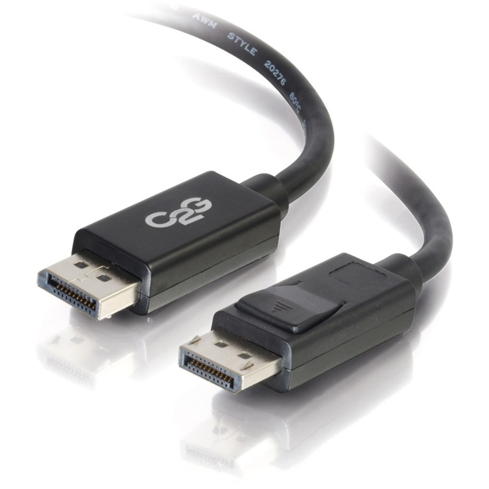 C2G 15ft 8K DisplayPort Cable with Latches - M/M - DisplayPort - 54403 MPN:54403