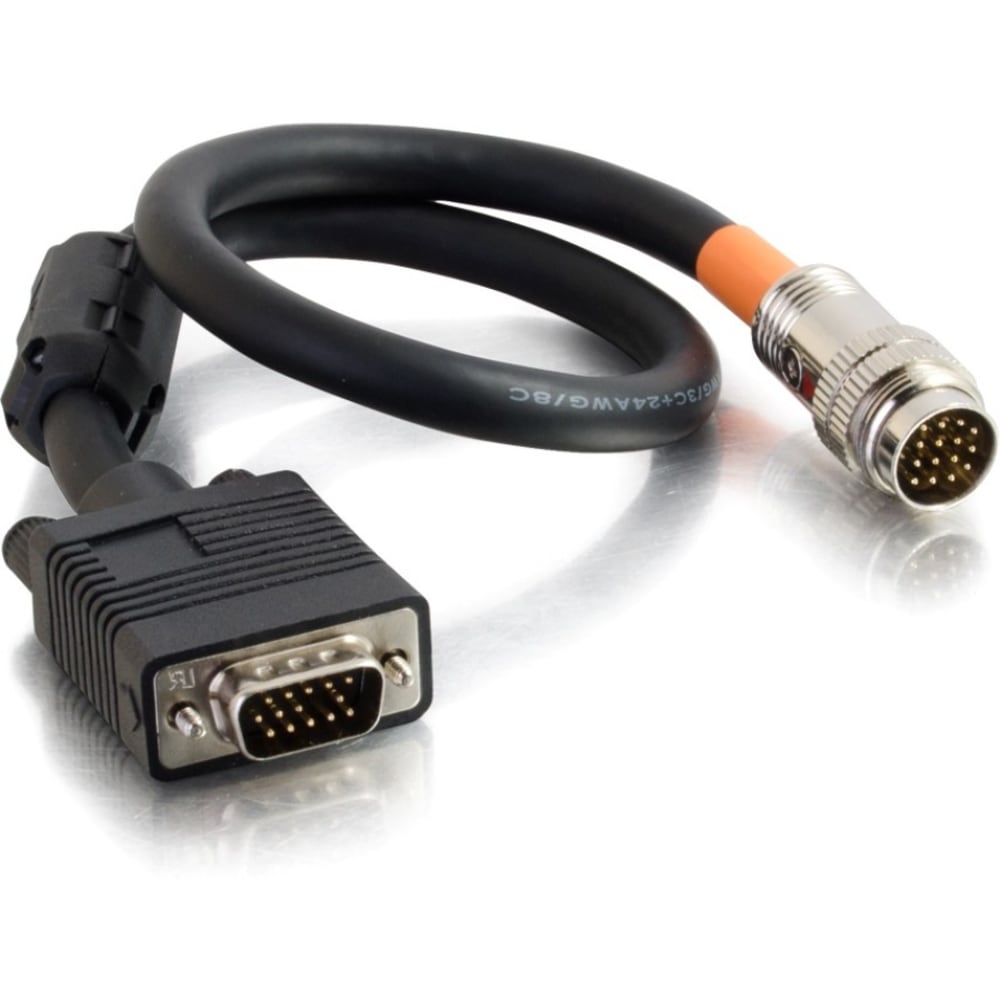 C2G 1.5ft RapidRun VGA (HD15) Flying Lead - 1.50 ft Proprietary/VGA Video Cable - 60081 MPN:60081