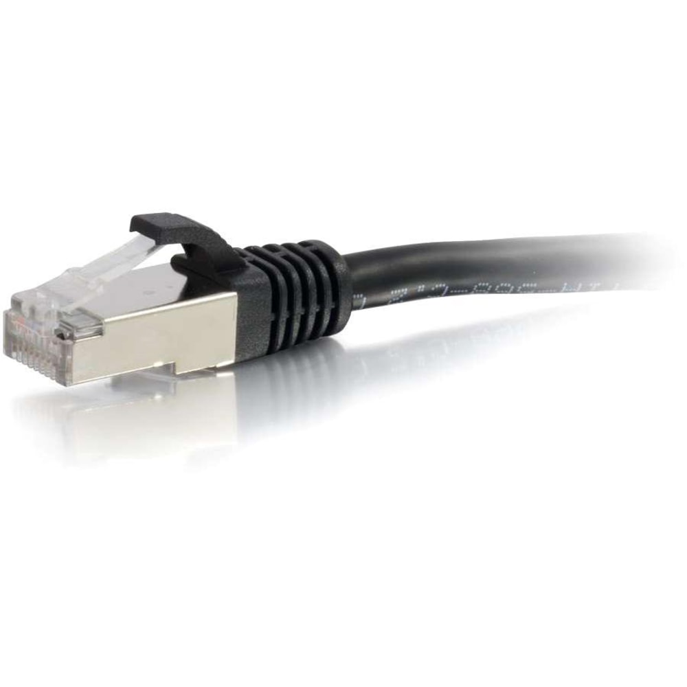 C2G-9ft Cat6a Snagless Shielded (STP) Network Patch Cable - Black - Category 6a - 00714 MPN:00714
