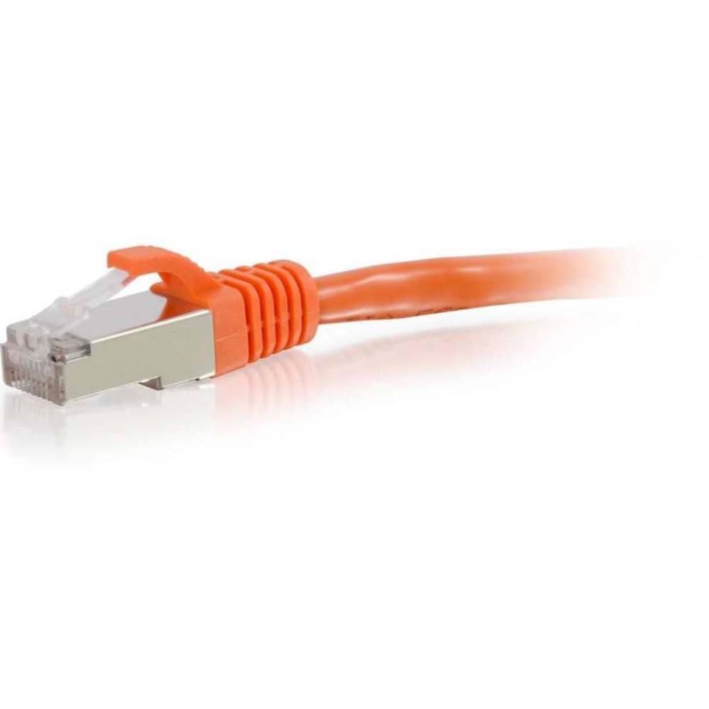 C2G-5ft Cat6 Snagless Shielded (STP) Network Patch Cable - Orange - Category 6 for Network Device - RJ-45 Male - RJ-45 Male - Shielded - 5ft - Orange MPN:00880