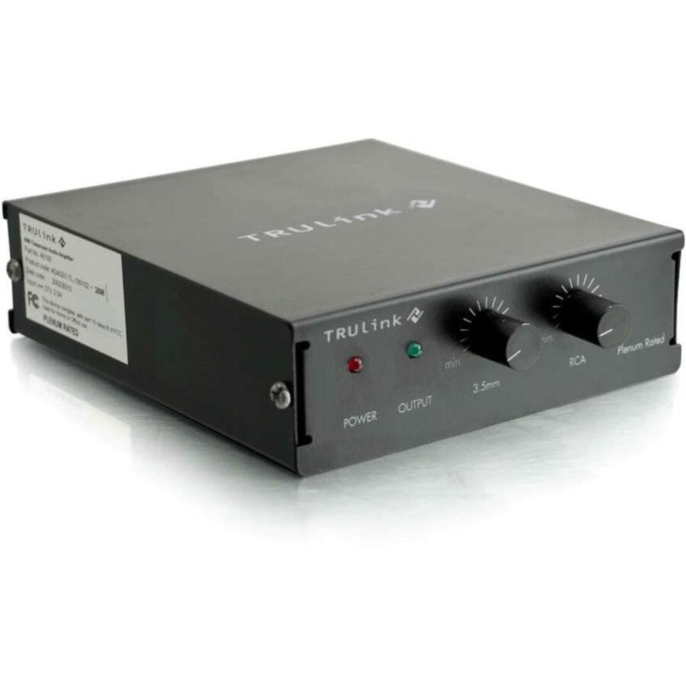 C2G TruLink Audio Amplifier (Plenum Rated) - 1% THD - 150 Hz to 20 kHz MPN:40100