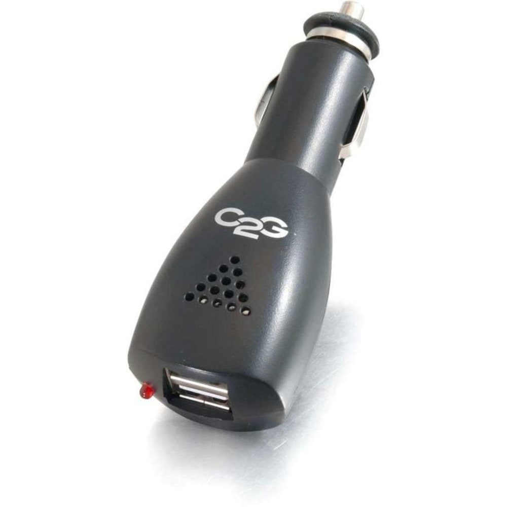 C2G 2-Port USB Car Charger - DC Adapter - Phone Charger Adapter - 5 V DC Output Voltage - 2.10 A Output Current MPN:22332